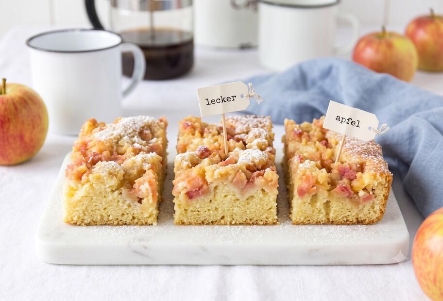 Apfelkuchen vom Blech