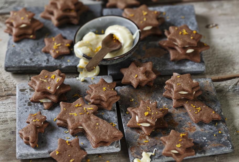 Schokoladen-Orangen-Türmchen