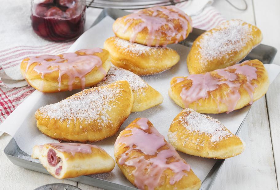 Apfel- und Kirschtaschen