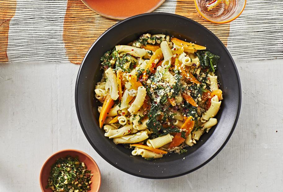 Einfache Karotten-Spinat-Pasta im Thermomix® | ZAUBERTOPF