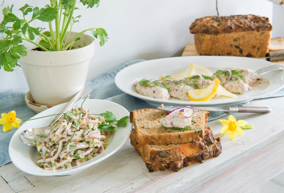 Karottenbrot mit Kürbiskernen