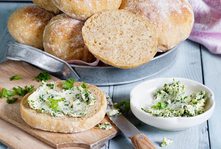 Kartoffelbrötchen mit Vollkornmehl