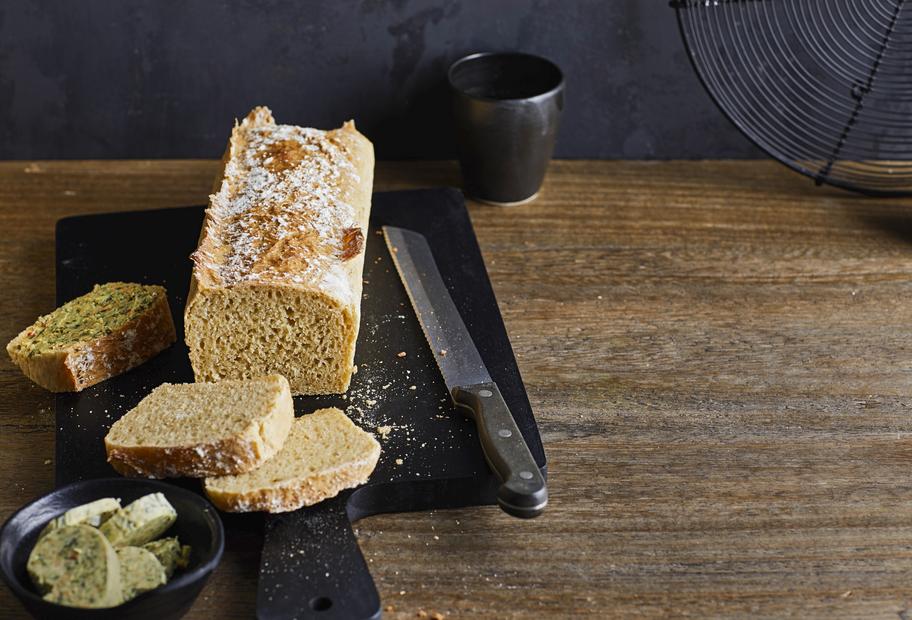 Klassisches Maisbrot