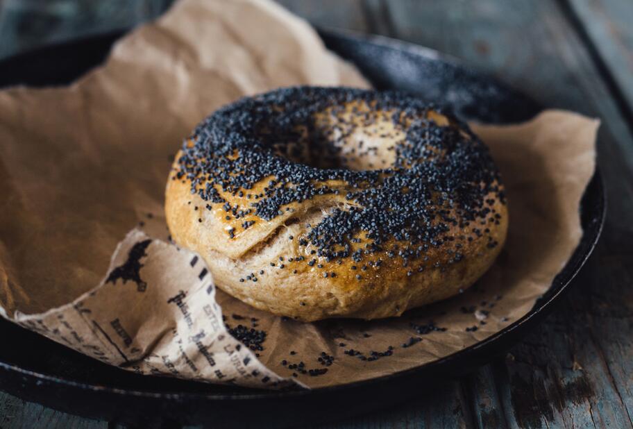 Mohnbagels wie in Amerika