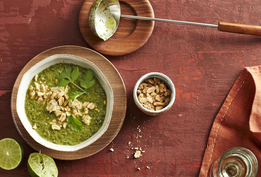 Spinat-Kokos-Cremesuppe