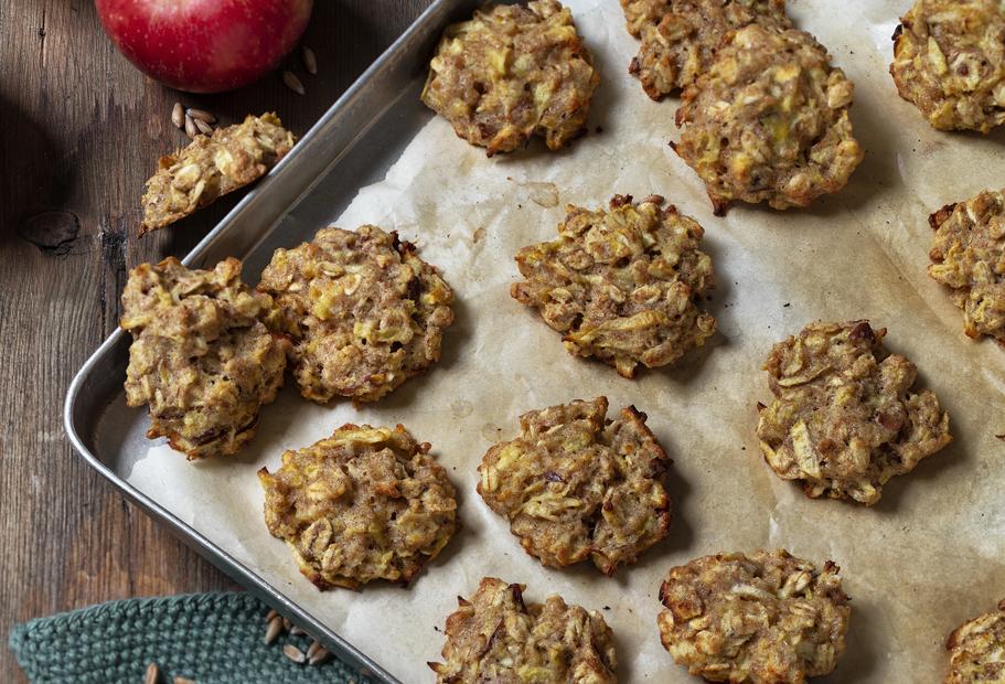 Apfel-Hafer-Kekse