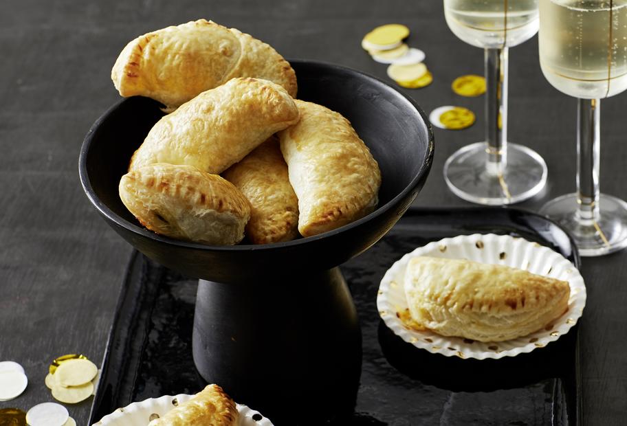 Spinat-Käse-Taschen mit Blätterteig