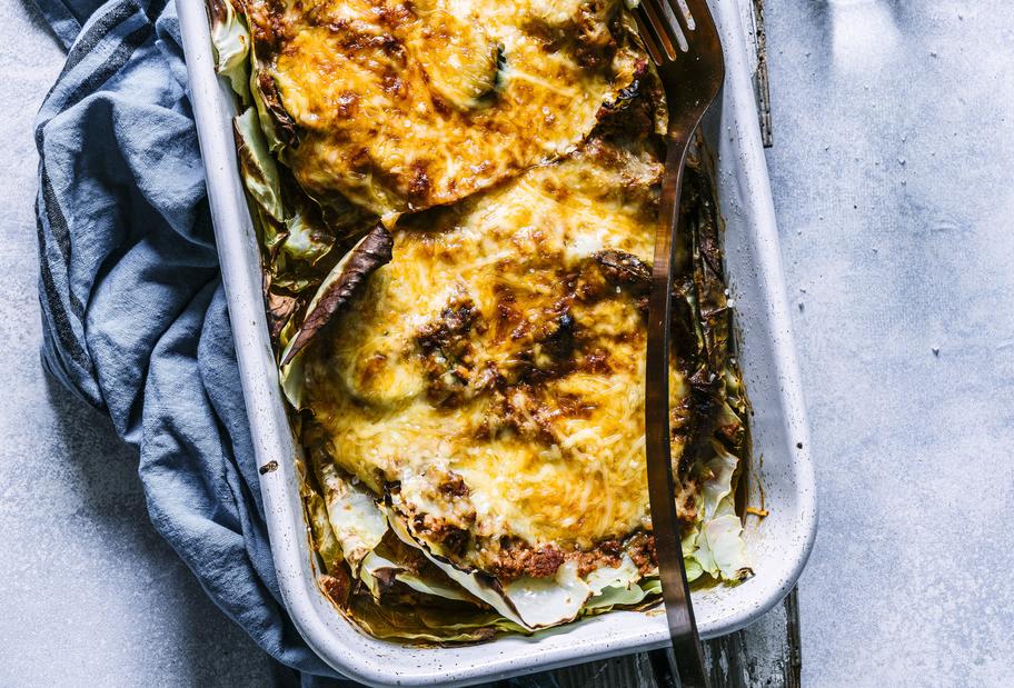 Low-Carb-Weißkohl-Lasagne