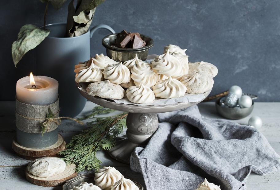 Meringues mit Kakao