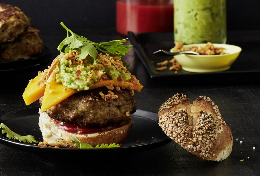 Mini-Burger mit einem Hauch Asien für den Thermomix®