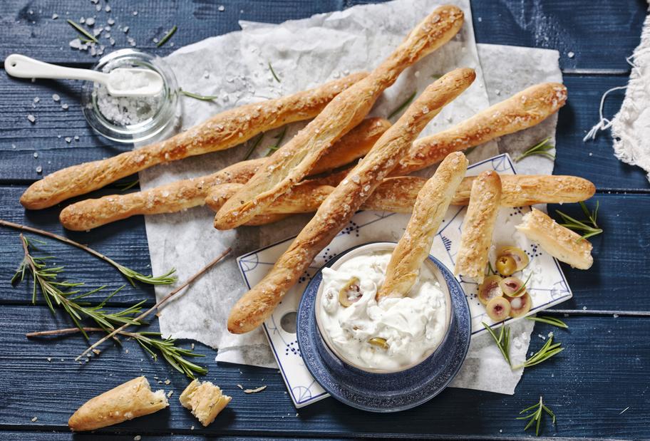 Oliven-Ziegenkäse-Aufstrich