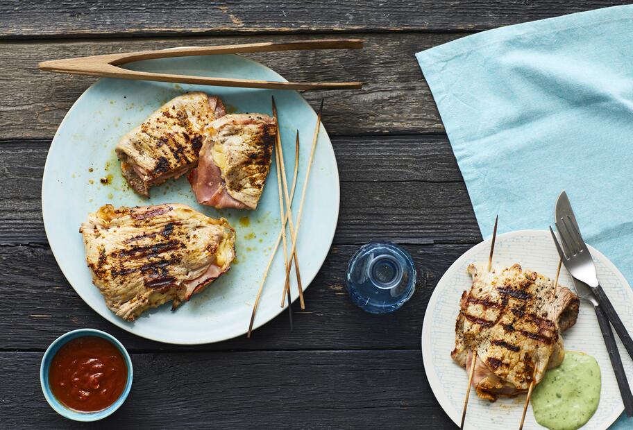 Cordon bleu vom Grill