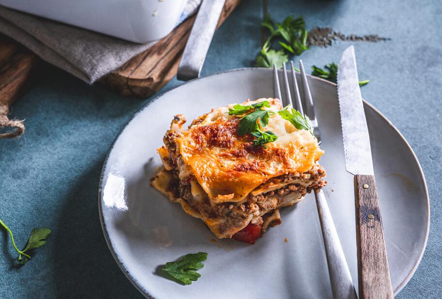 Glutenfreie Lasagne Bolognese