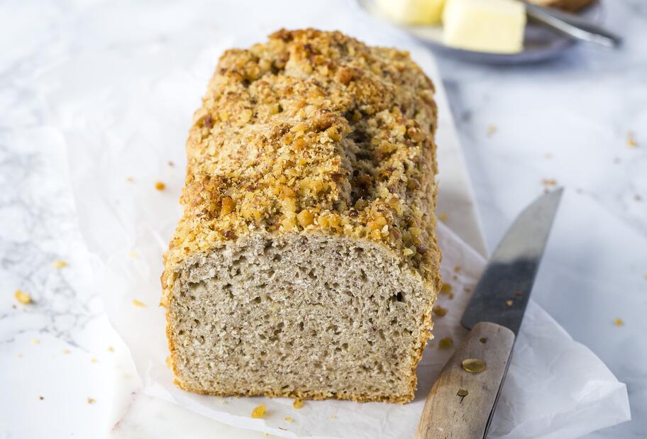 Süßes Hafer-Bananenbrot