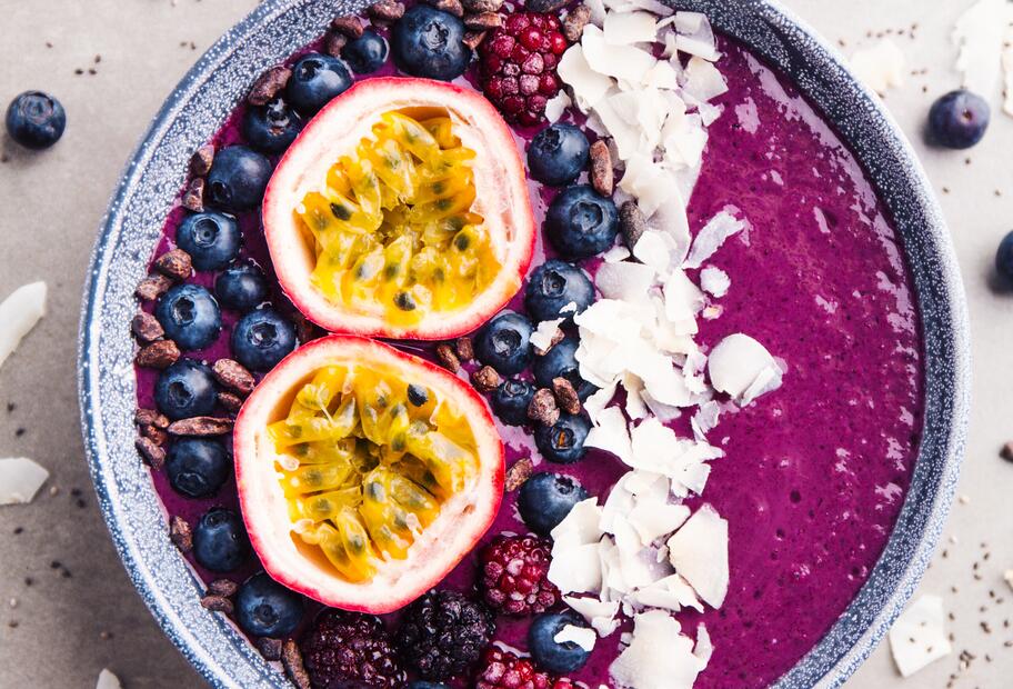 Beeren-Smoothie-Bowl