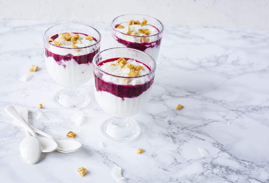 Fruchtiger Pina-colada-Quark