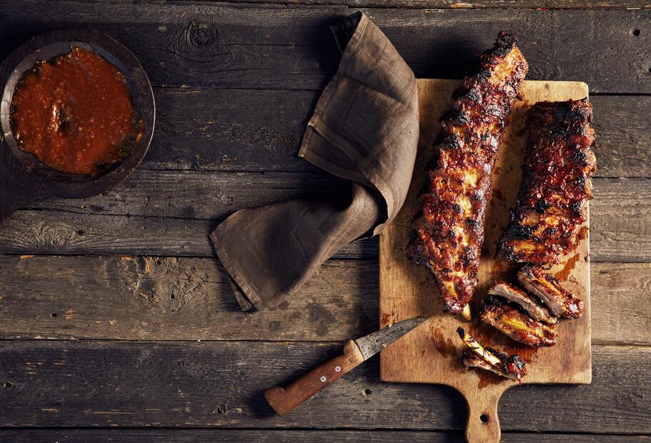 Marinierte Spareribs vom Grill