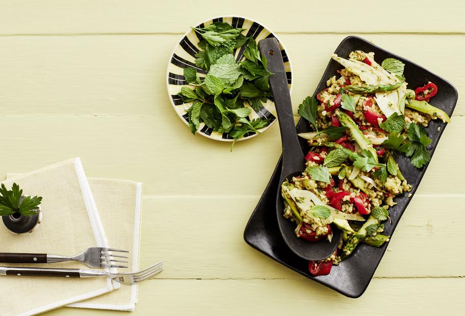 Bulgur-Gemüse-Kräuter-Salat