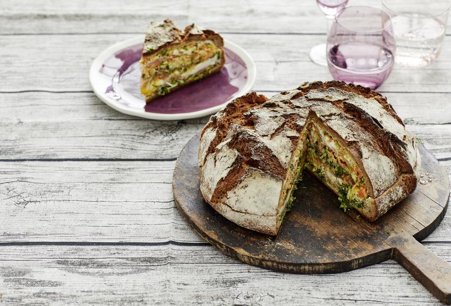 Schlemmerbrot mit Lachs