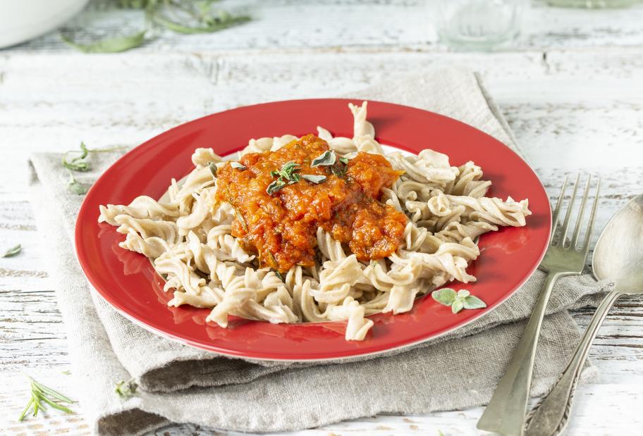 Spirelli mit würziger Tomatensoße für den Thermomix®