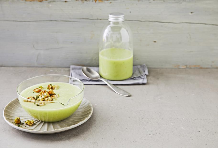 Gurken-Melonen-Suppe