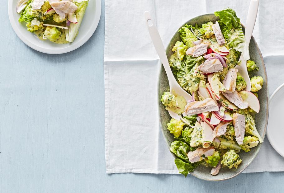 Lauwarmer Romanescosalat