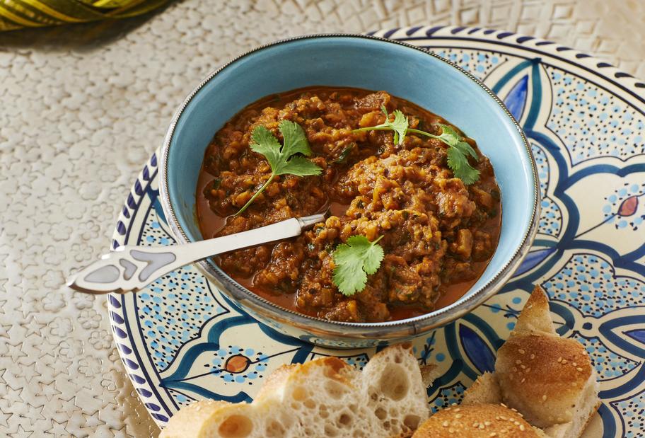 Orientalisches Auberginenpüree