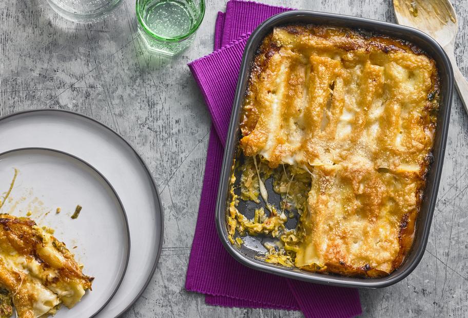 Knusprig überbackene Kürbis-Cannelloni