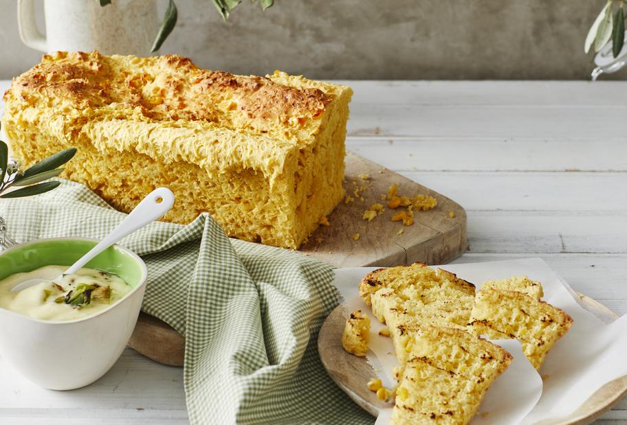 Saftiges Maisbrot einfach selber backen