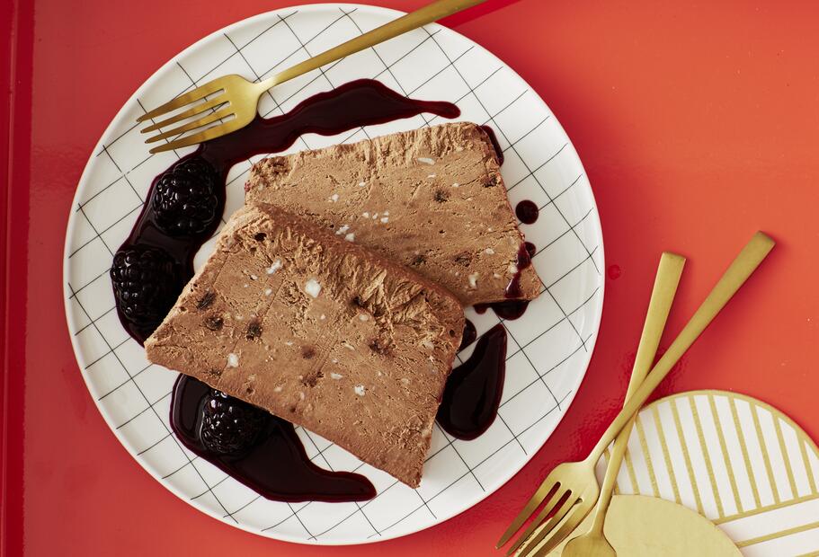 Schokoladen-Whiskey-Parfait