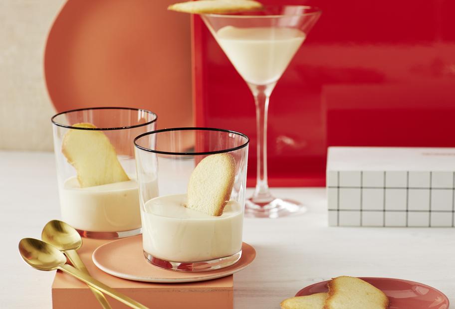 Zabaione mit Katzenzungen