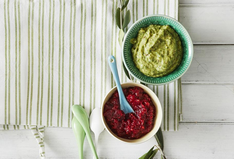 Cranberry-Chutney mit Roter Bete