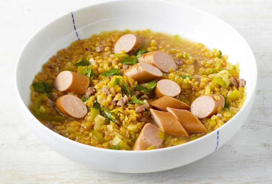 Schneller Linseneintopf