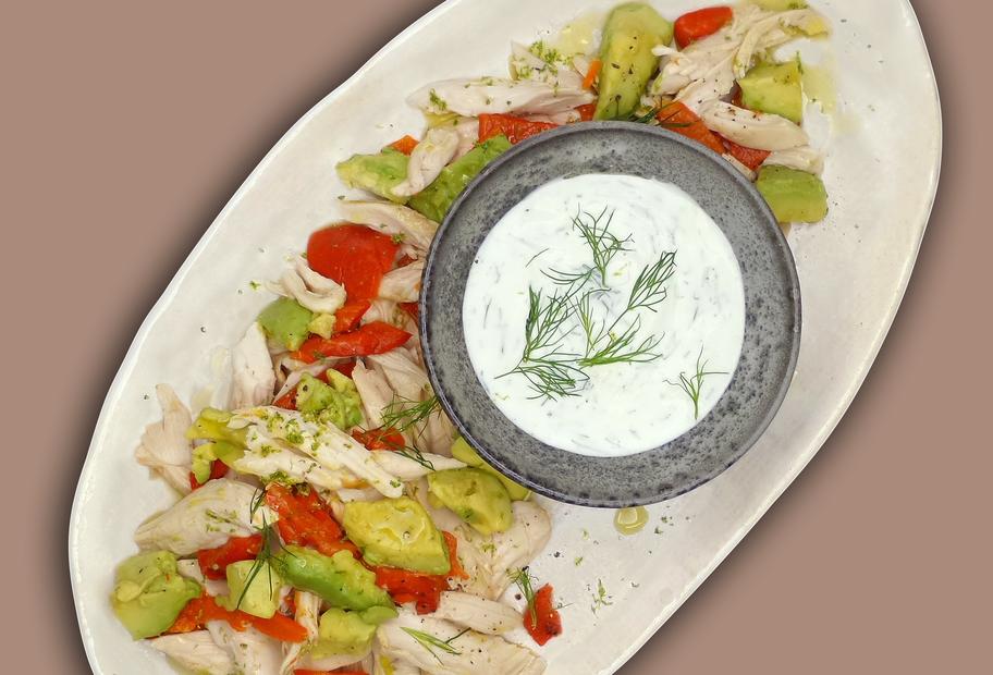 Grillhähnchen-Salat