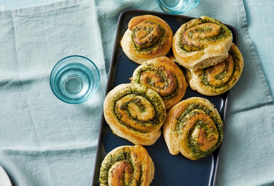 Softe Bärlauch-Kartoffel-Brötchen