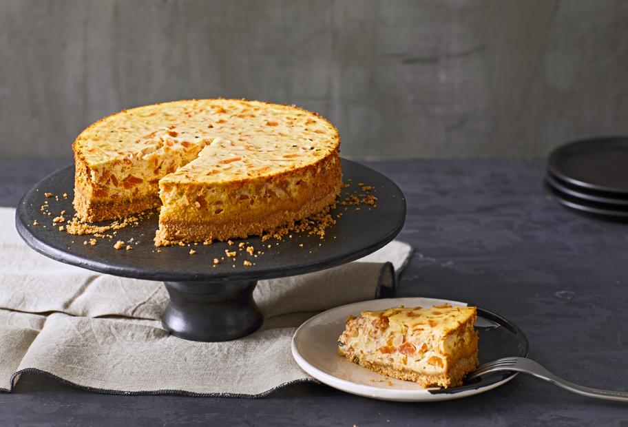 Karotten-Ziegenkäse-Kuchen