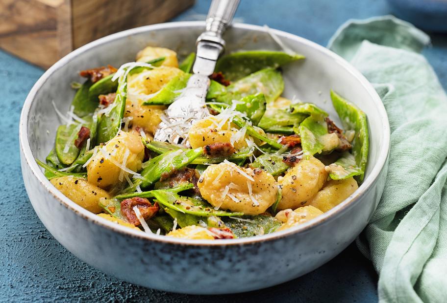 Gnocchi in Parmesansoße