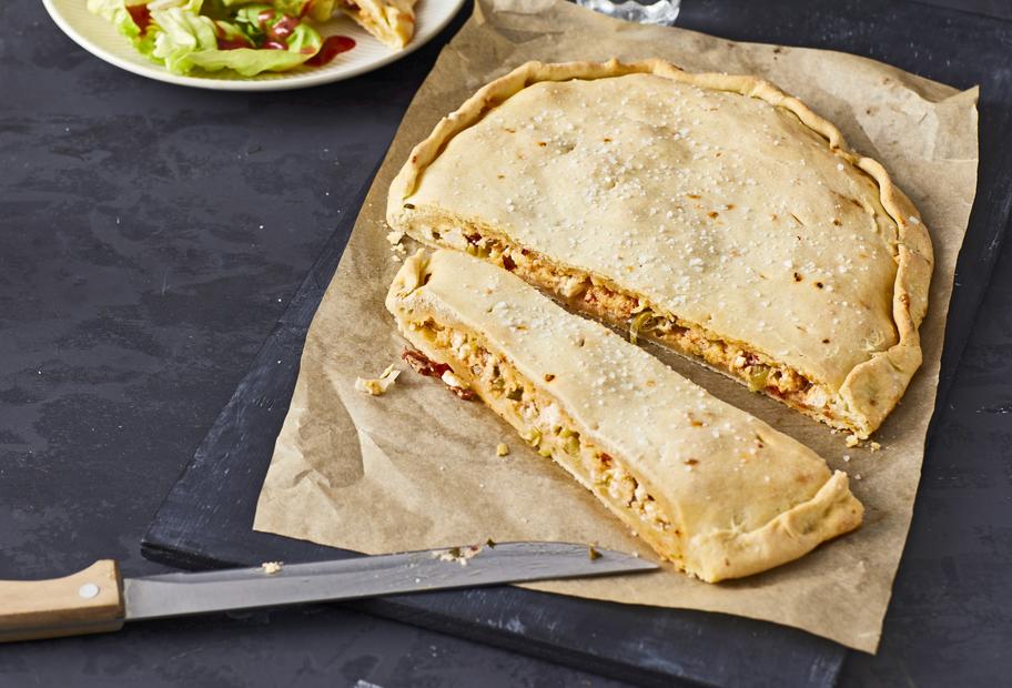 Aus dem Ofen: Gefüllte Käsetarte