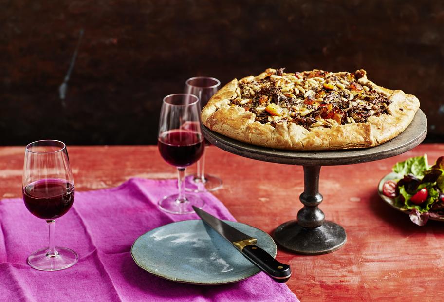 Kastanien-Radicchio-Kuchen