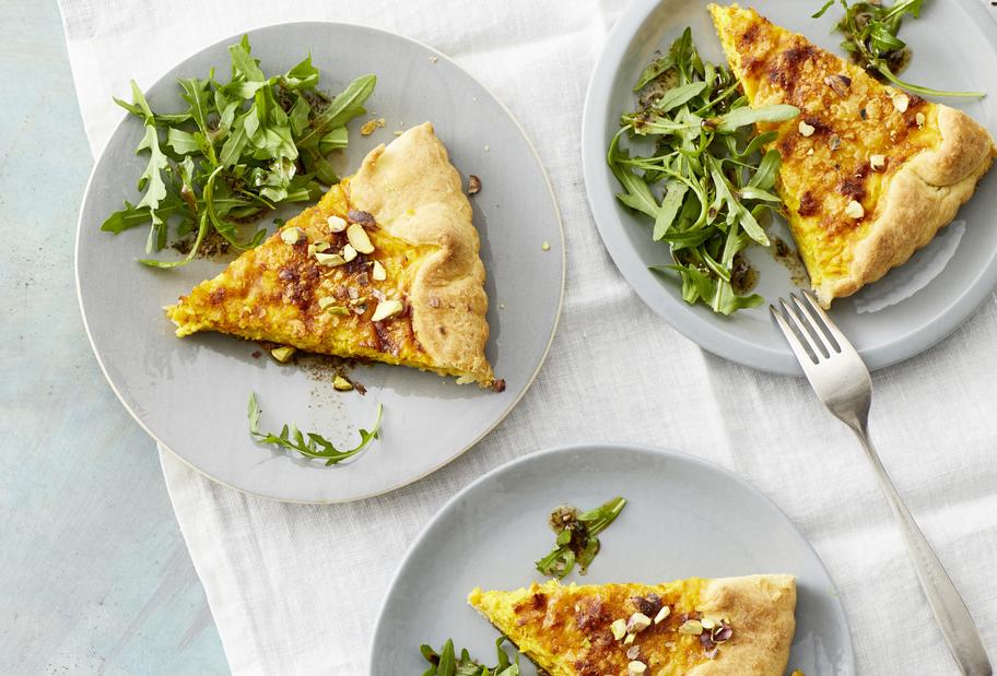 Herbstküche: Kürbis-Käse-Tarte