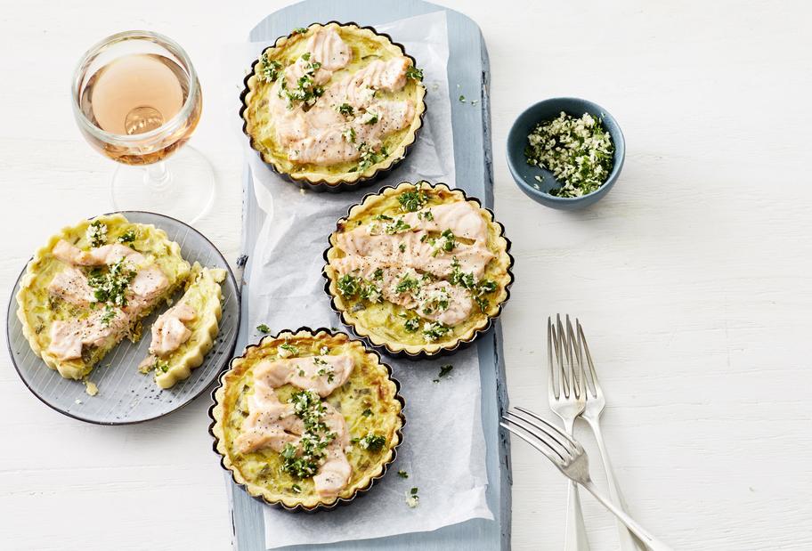 Lachs-Tartelettes