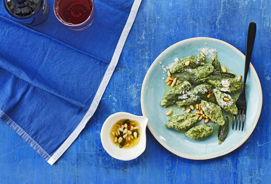 Malfatti mit Salbei, brauner Butter und Käse für den Thermomix®