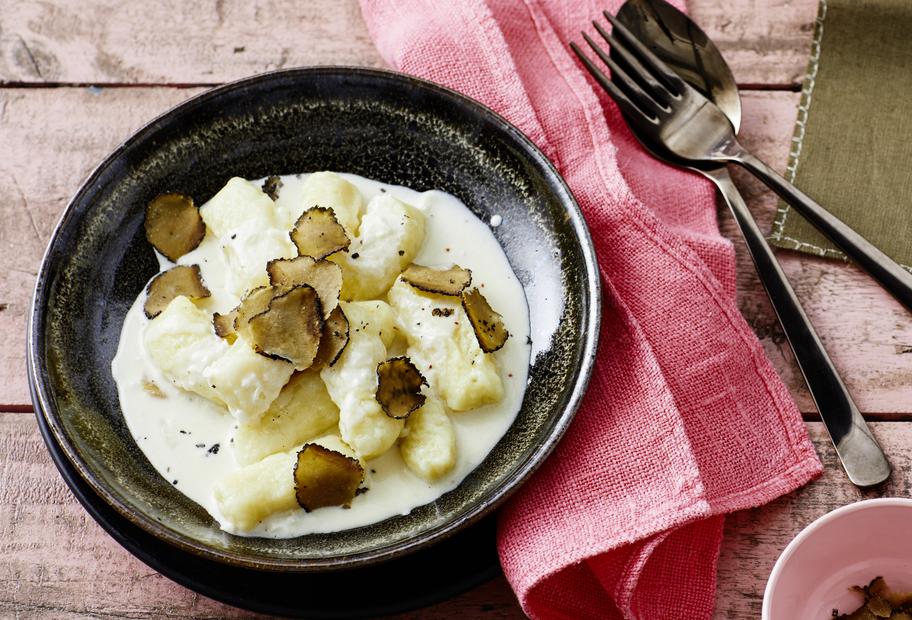 Gnocchi mit Ziegenkäse und Trüffel