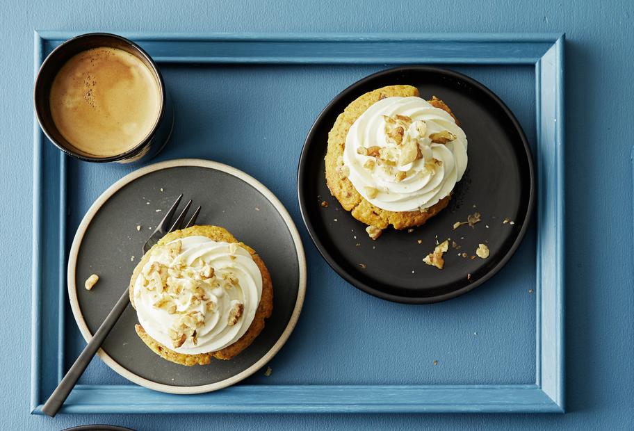 Kürbis-Cupcakes mit Cream Cheese Frosting