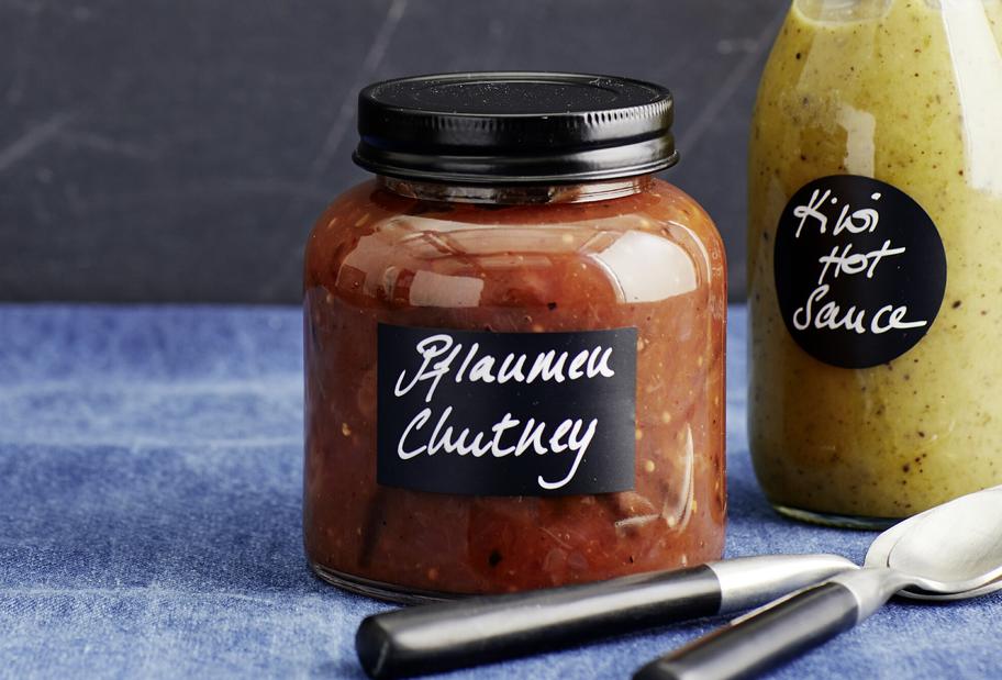 Pflaumen-Chutney mit feiner Chili-Note