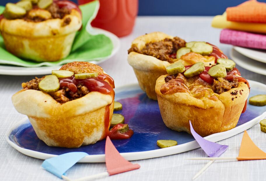 Saftige Burgermuffins