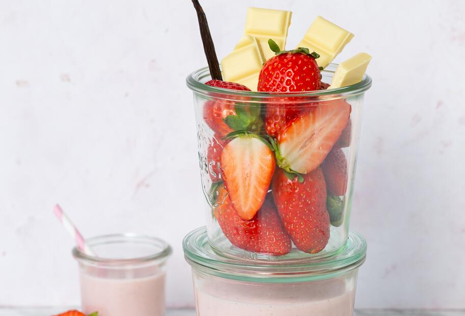 Der einzig wahre Erdbeer-Vanille-Shake