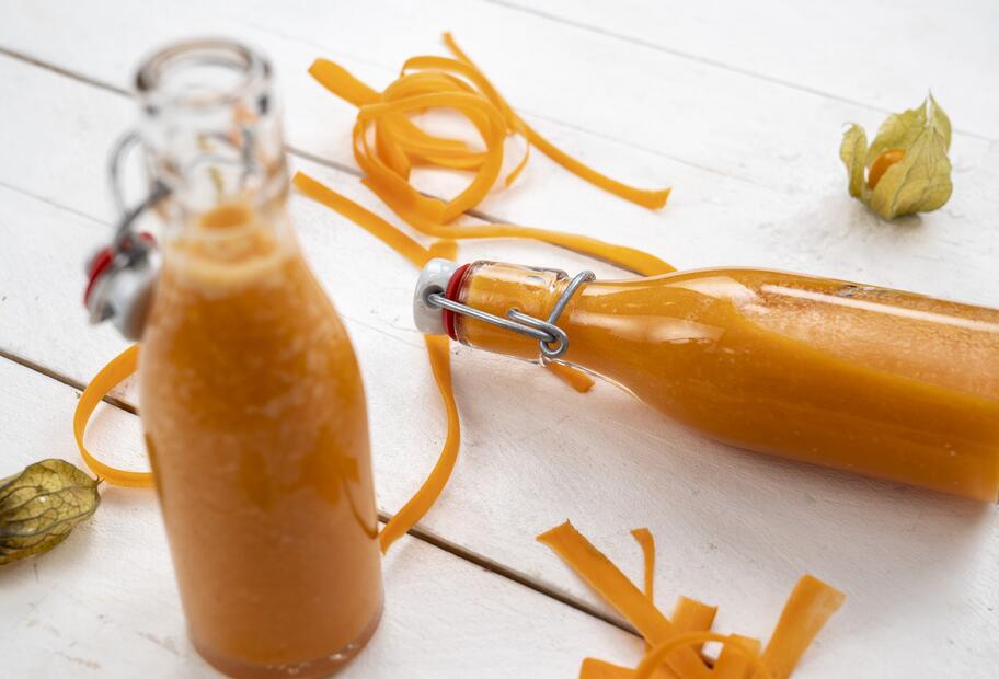 Für dein Immunsystem: Karotte-Physalis-Shot