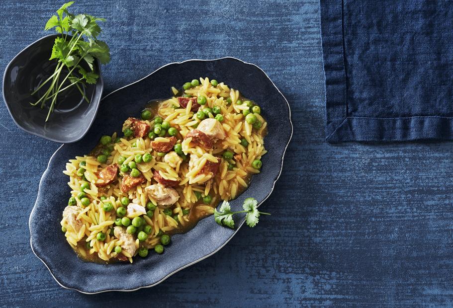 Pasta nach Paella-Art mit Kritharaki