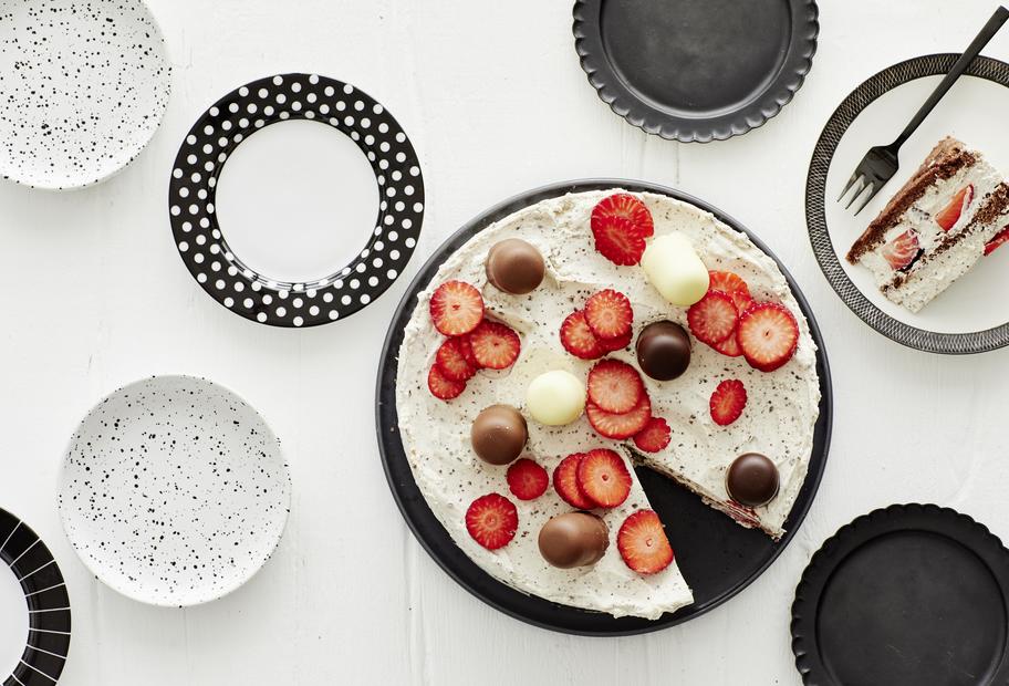 Schokokuss-Erdbeer-Torte
